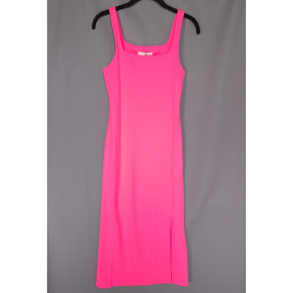 ANTHROPOLOGIE DAILY PRACTICE Womens New Midi Dress Scoop Neck Slim XS Sleeveless